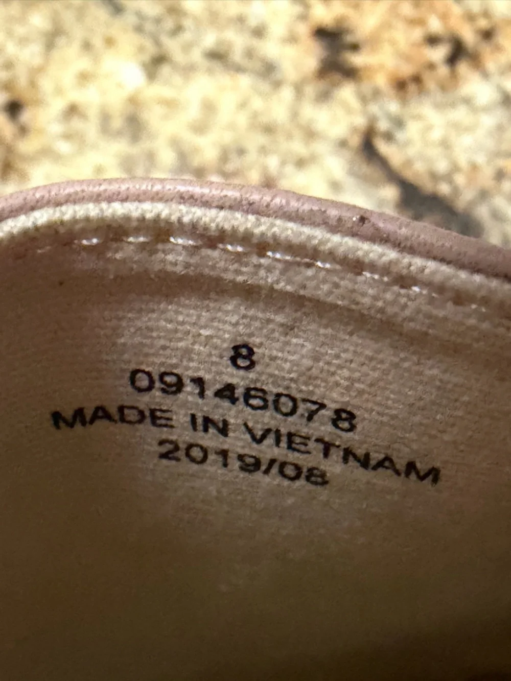 ASOS Blush Pink Espadrille Flats Gold Toe Cap Size 8 Jaslynne Slip On Shoes